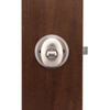 Copper Creek Egg Knob Privacy Function, Satin Stainless EK2030SS